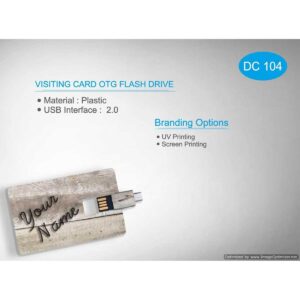 BCG- Visiting Card OTG Flash Pendrive